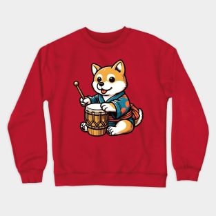 Djembe dog Crewneck Sweatshirt